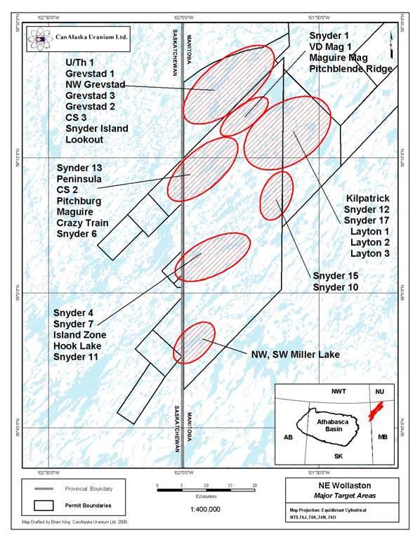 FOR IMMEDIATE RELEASE NEWS RELEASE CanAlaska Uranium Details Extensive Rare Earth Mineralization at NE Wollaston Vancouver, Canada, October 20 th, 2009 CanAlaska Uranium Ltd. (CVV TSX.
