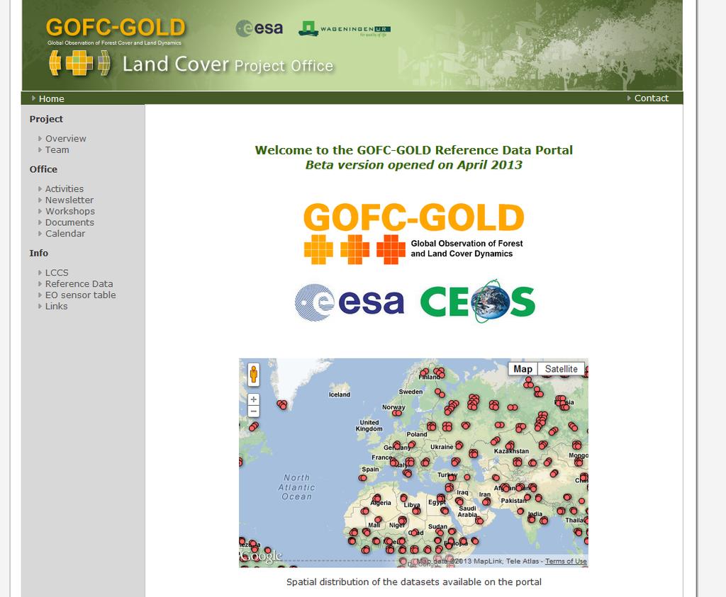 3. Access to GLCR datasets GOFC-GOLD reference data web portal Available datasets Name G L C 2000 Glob Cover 2005 Sampling design 2 stage straefied cluster sampling StraEfied random sampling Sample