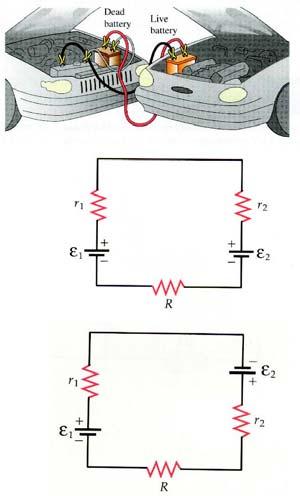 Figure 8 Series and parallel connection of resistors.