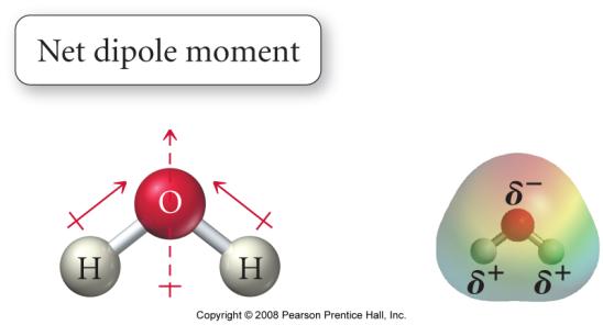 The net result is a nonpolar molecule. Molecule Polarity The H-O bond is polar.