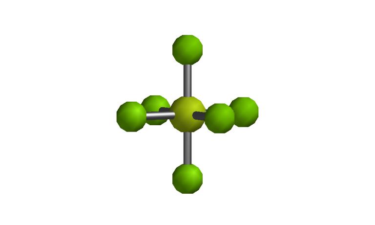 Octahedral Geometry The Effect of Lone Pairs lone pair groups occupy more space on the central atom because their electron density is exclusively on the central atom rather than shared like bonding