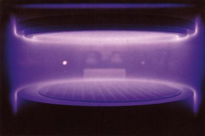 and acids or bases needed Plasma etching: chemical and physical