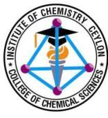 College of Chemical Sciences Institute of Chemistry Ceylon A Government approved Charity (Founded 1971: Incorporated by Act of Parliament No: 1972 Successor to the Chemical Society of Ceylon, Founded