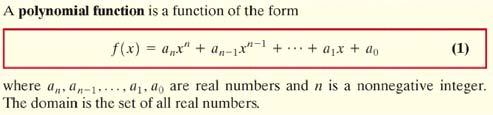 MAT 129 Precalculus Chapter 5 Notes Polynomial and Rational Functions David J. Gisch and Models Example: Determine which of the following are polynomial functions.