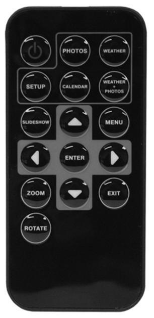 IR REMOTE CONTROL: Battery: A (CR2025) battery is included in the IR remote control. Initial setup: pull out the battery insulation sheet from the bottom of the IR remote control.