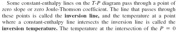 Therefore, the temperature of a fluid increases during a throttling process that takes place on the right-hand side of the inversion line.