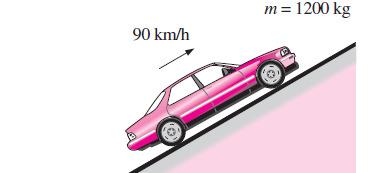 EXAMPLE 2 8 Power Needs of a Car to Climb a Hill Consider a 1200-kg car cruising steadily on a level road at 90 km/h.