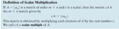 Scalar Multiplication 2 3 6 3 If