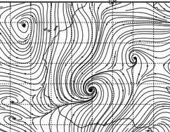 Streamlines of the 700 mb circulation simulated by the RM3 for Sept. 10, 2006 at 00 UT. 20N x x 15W 10W 5W T 15 N 10 N 5 N propagation.