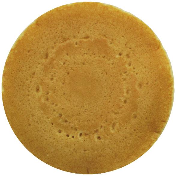 b) What is the area of a regular-size pancake? Round your answer to the nearest tenth of a square inch.