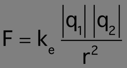 Coulomb s Law, Cont. Mathematically, k e is called the Coulomb Constant k e = 8.