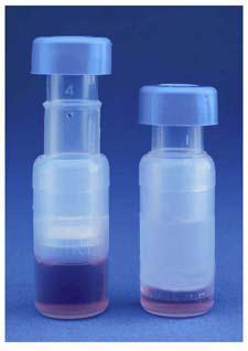 Mini-UniPrep Filtering Vials Pre-assembled filtration devices for removing particulate matter from samples.