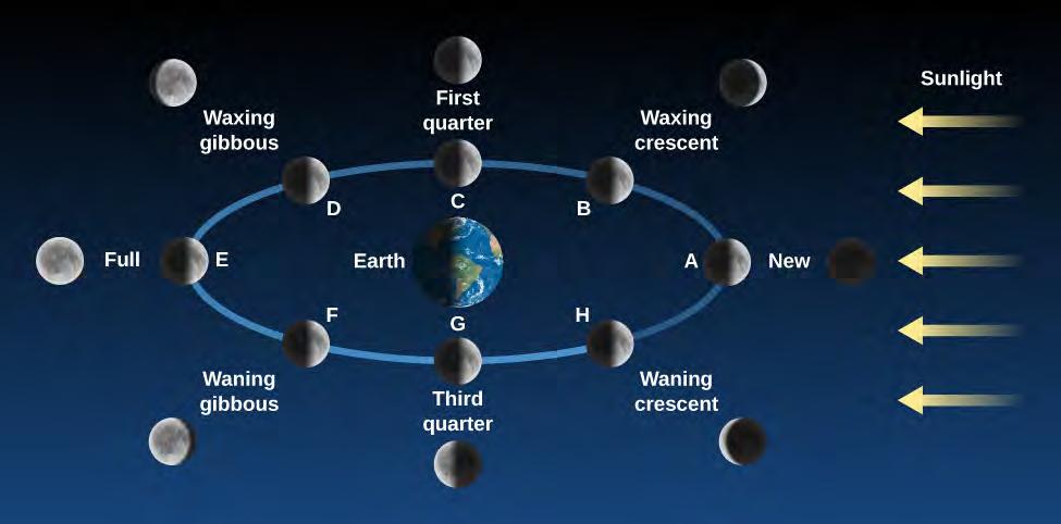 Chapter 4 Earth, Moon, and Sky 121 its phases.