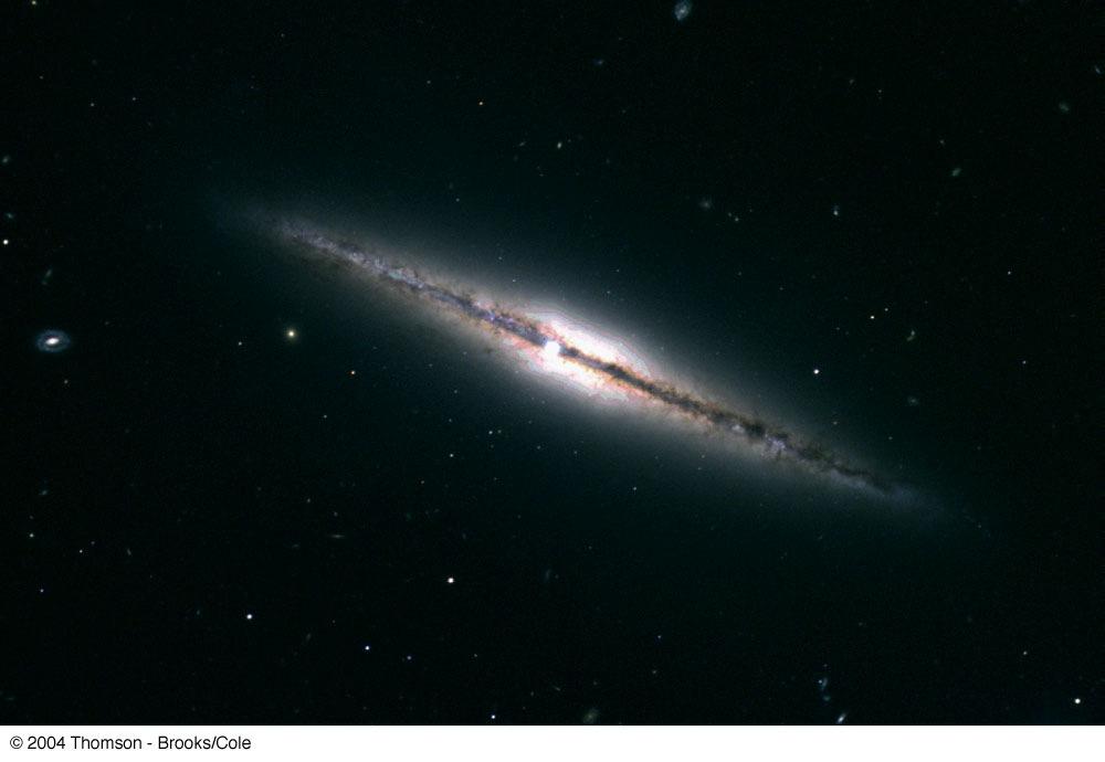 Spiral arms have bright emission Spiral arms have bright
