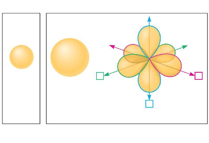 orbitals y Neon, with two filled s (10 electrons) (a) distribution diagram First Second 1s, 2s, and 2p orbitals (c) Superimposed electron orbitals Figure 2.