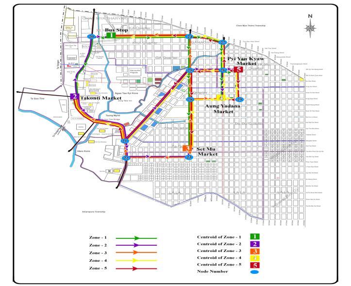 Analysis and Design of Urban Transportation Network for Pyi Gyi Ta Gon Township TABLE X: UTILITY OF MOTORBIKE 1 0.9501 0.8587 0.7280 0.6958 0.8065 2 0.8587 0.9511 0.8593 0.8076 0.7559 3 0.7280 0.8593 0.9054 0.