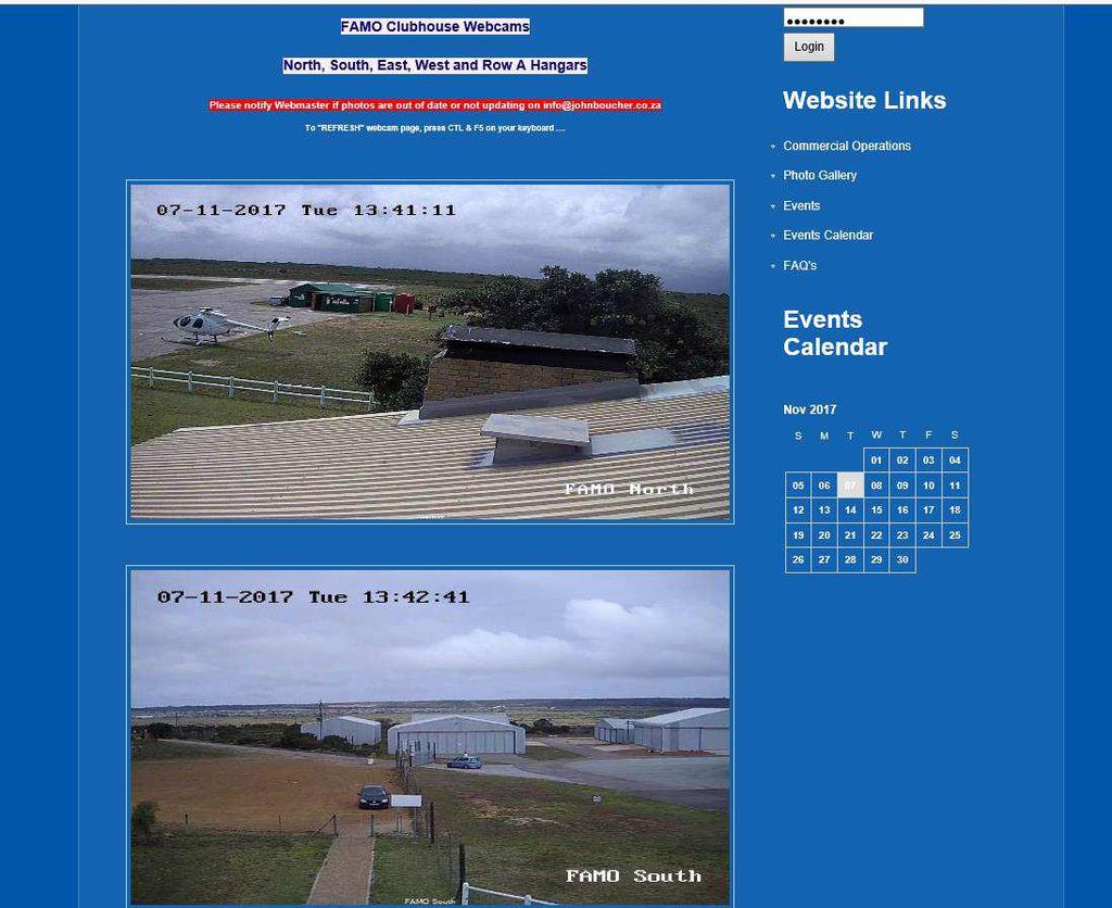 OTHER RESOURCES OTHER RESOURCES : WEBCAMS & iweather Where Airfields webcams are available, pilots can access these for a live view of the current situation.