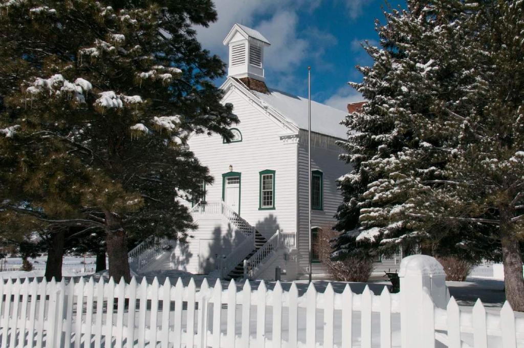 "The Pine Valley Ward Chapel of The Church of Jesus Christ of Latter-day Saints designed by shipbuilder Ebenezer