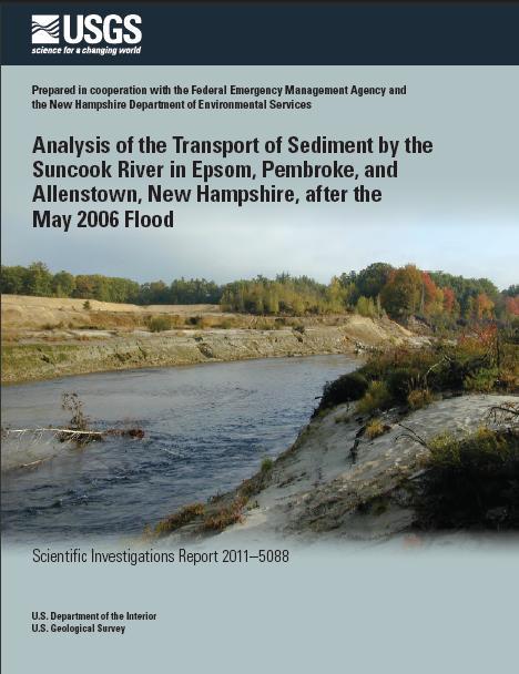 Suncook River Sediment Study Report available online at : http://pubs.usgs.
