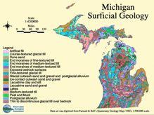 Glacial geology Glacially influenced slopes and soils affect agriculture, water availability, and population density