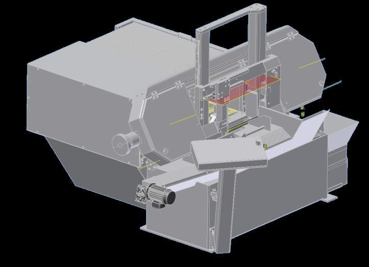 Technical data Cutting capacity 90º round 280 mm Sawblade dimension Sawblade tension (standard version) Best sawblade