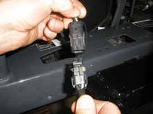 STEP 4 (ELECTRIC LIFT) Remove both weather cover from the end of the vehicle harness, add dielectric grease