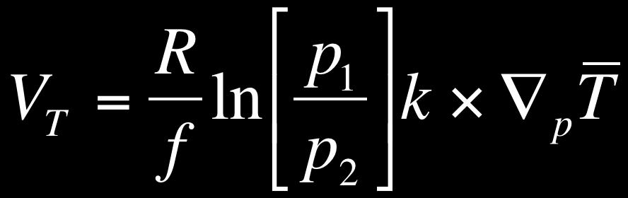 unit vector, and the subscript "p" on the gradient operator denotes gradient on a constant