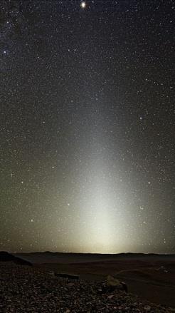 February 2018 Highlight The Zodiacal Light Look for the Zodiacal Light low in the west (with an unobstructed view) beginning about 80 minutes after sunset.