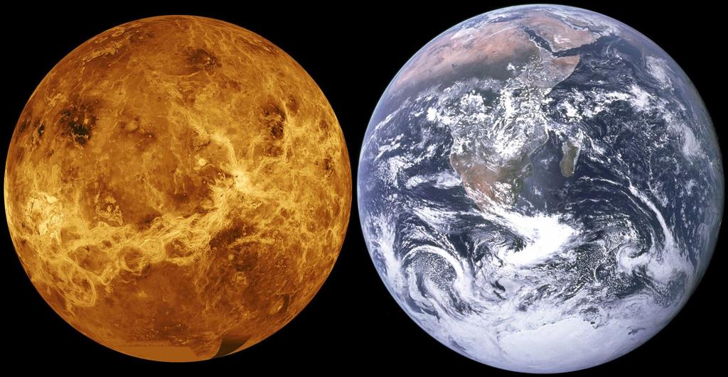 Venus - The third brightest object in Earth s sky after the Sun and Moon - Sometimes referred to as Earth s sister planet because of the close similarity in size and since it is the