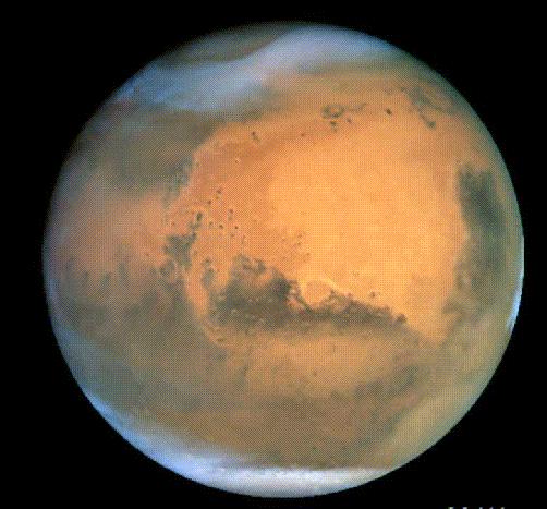 FUSE Finds Evidence of Early Martian Oceans Molecular hydrogen in Mars is excited by the Sun s chromosphere and is seen in