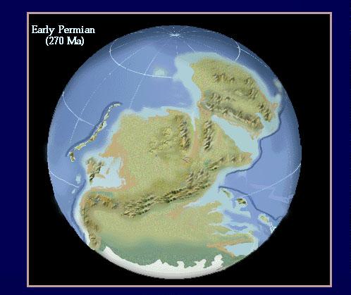 Pangaea = Gondwanaland + Laurasia Ice Sheet Source: http://vishnu.glg.nau. edu/rcb/perm.