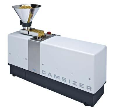Fully Visualized Particle Size and Shape Analysis 30 μm to 30 mm The CAMSIZER Dynamic Digital Image Processing Particle Size and Shape Analyzer provides rapid and precise particle size and particle