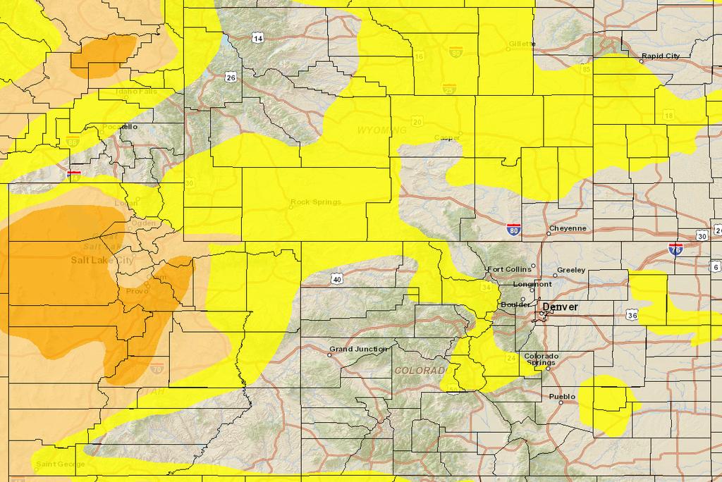 12/1/2015 NIDIS Drought and Water Assessment below normal precipitation.