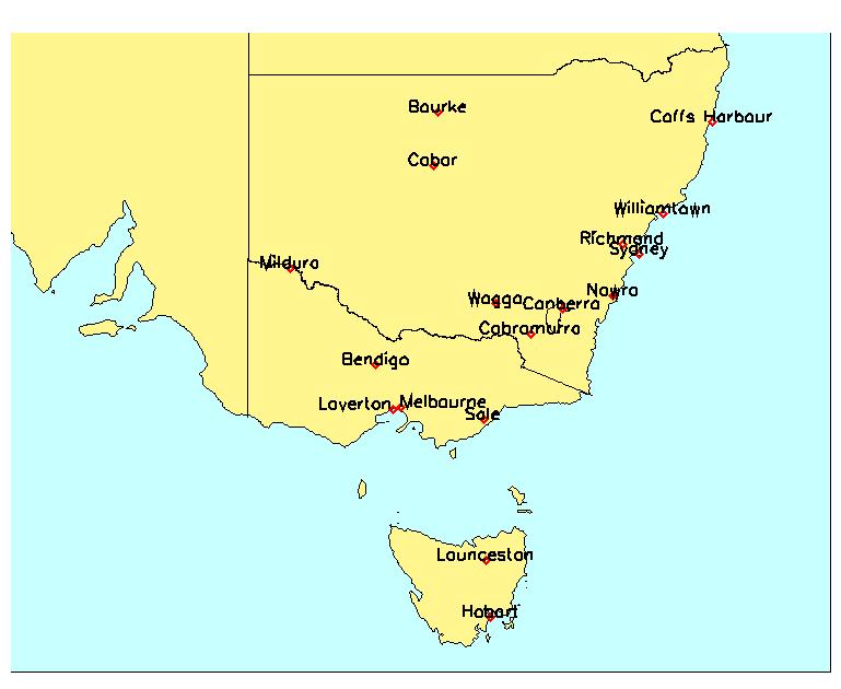 AFAC 2006 page 551 Impacts on fire weather risk in south-east Australia were assessed for