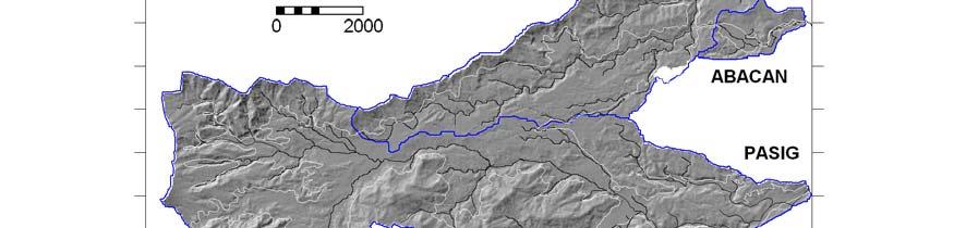GIS-based Distributed Physical Modeling of Lahar Flows Catchment boundary and drainage density conditions in 1998. The boundary of 1991 pyroclastic flow deposit is bounded by white line.