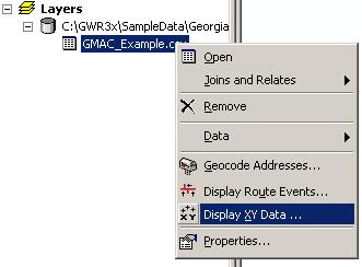 We can create a shapefile from this in ArcGIS for