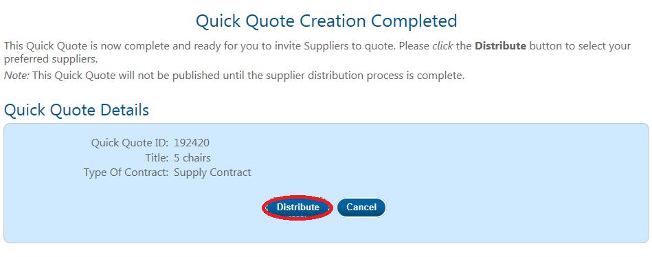 and search in other ways at the distribution stage should a supplier you are looking for not have picked the same categories.