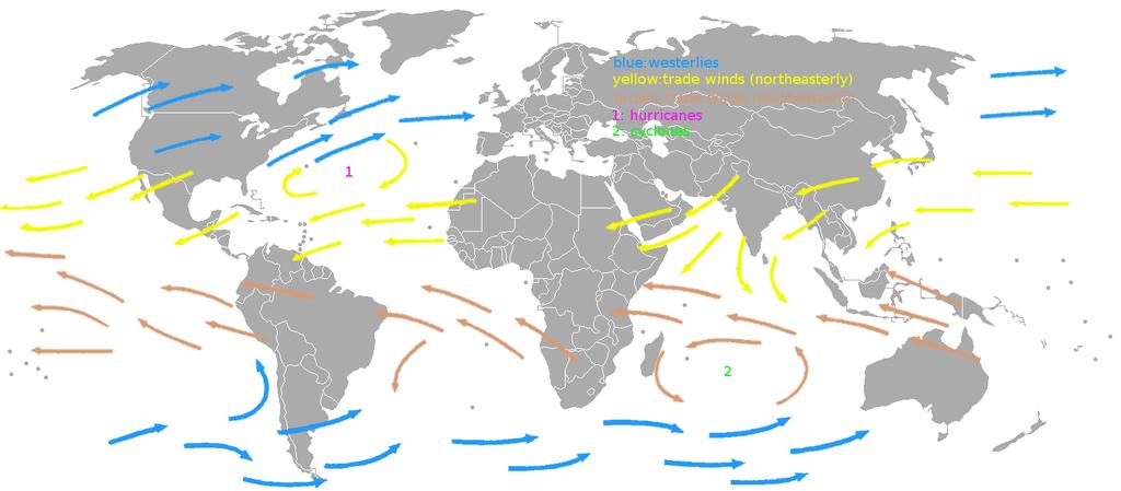 2) net transfer of water vapor from the Atlantic to the Pacific over the Isthmus