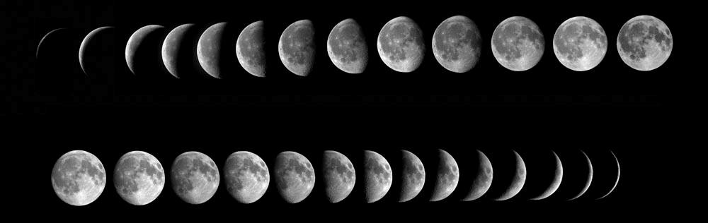 The Phases of the Moon (I) As the Moon