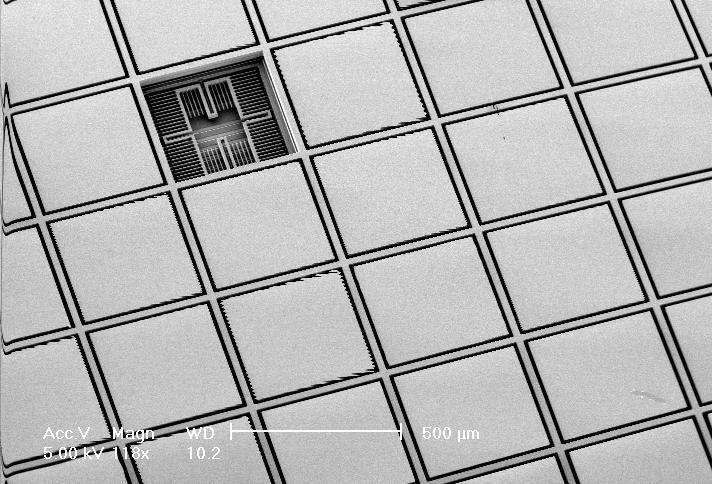 of 84% in an 8 x 8 array Reflector: 340 µm 340 µm Resonance