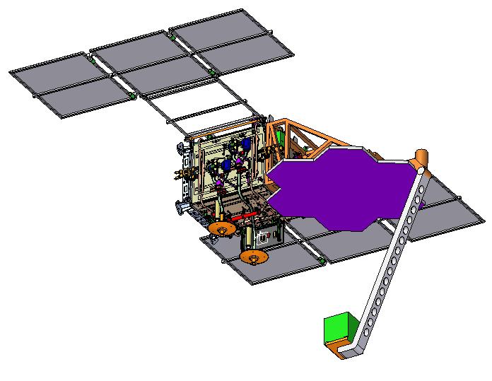 Spacecraft for the UFFO Pathfinder Lomonosov