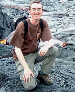 Chris in the Volcanoes National Park, Hawaii, Summer 2003 Chris Sangwin is a member of staff in the School of Mathematics and Statistics at the University of Birmingham.