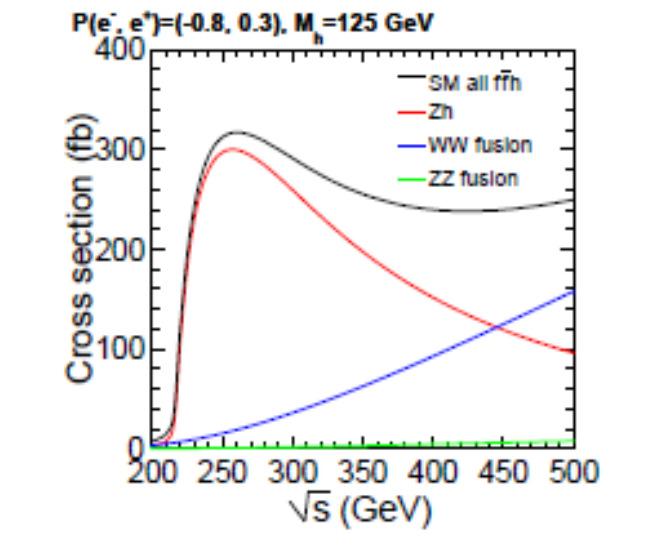 Production - III Shift to gauge bosons (Exclude massless photon), Top ore