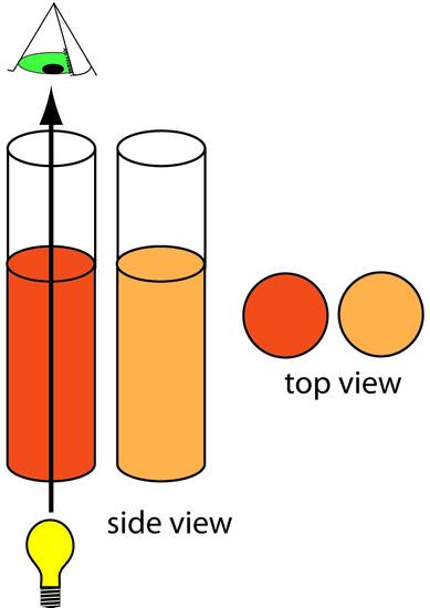 the sample s color to that of a standard, the analyst is able to determine the concentration of ammonia in the sample. Figure 10.9 Nessler s original method for comparing the color of two solutions.