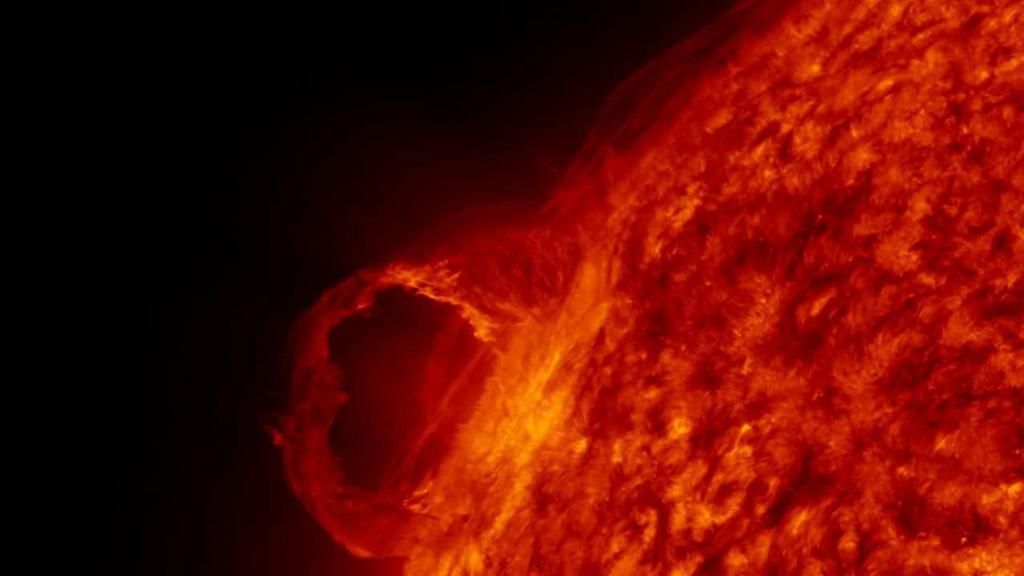 SOLAR FLARES a sudden brightening observed over the Sun's surface