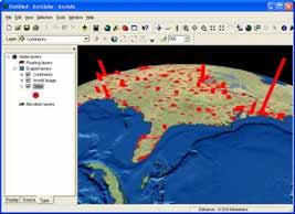ArcMap 2D GIS data