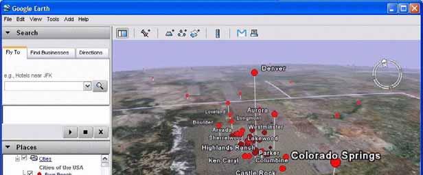 Consuming in other clients ArcGIS layer properties displayed in Google Earth Publish a map as a KML service Layer
