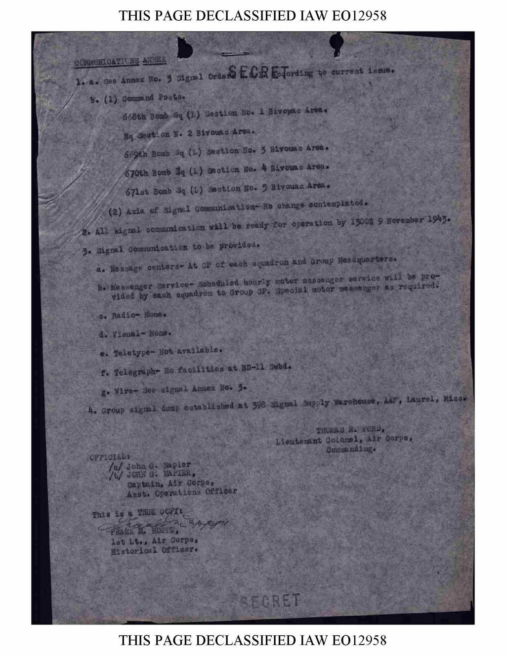THIS PAGE DECLASSIFIED IAW EO 2958