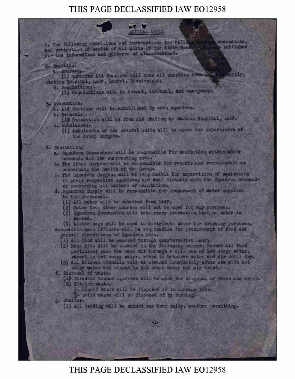THIS PAGE DECLASSIFIED IAW EO 2958