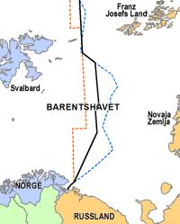 Norway Russian Federation + Treaty on Maritime Delimitation and Cooperation in the Barents Sea and the Arctic Ocean (2010) Boundary dispute festered for over 30 years with Russia arguing for a sector